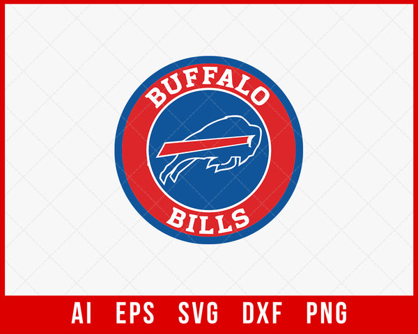 Buffalo Bills Helmet Clipart NFL Team SVG  Creative Design Maker –  Creativedesignmaker