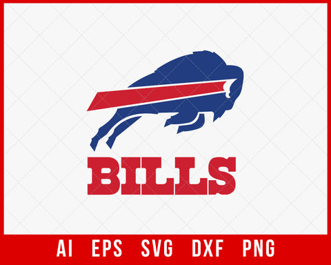 Buffalo Bills Mafia NFL Logo SVG Cut File for Cricut Silhouette Digital Download