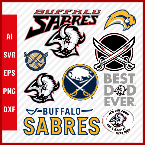 Buffalo Sabres Svg, NHL National Hockey League Team Svg Logo Clipart Bundle