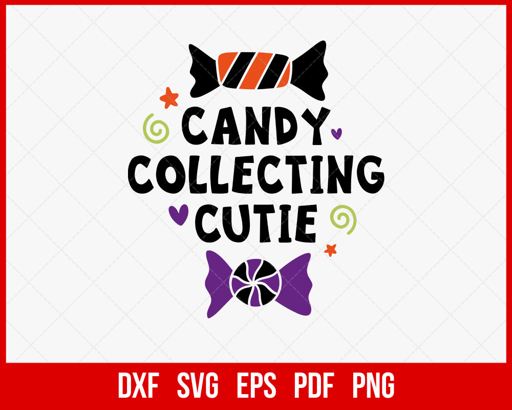 Candy Collection Cutie Funny Halloween SVG Cutting File Digital Download