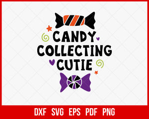 Candy Collection Cutie Funny Halloween SVG Cutting File Digital Download