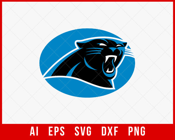 Carolina Panthers Helmet Clipart NFL SVG  Creative Design Maker –  Creativedesignmaker