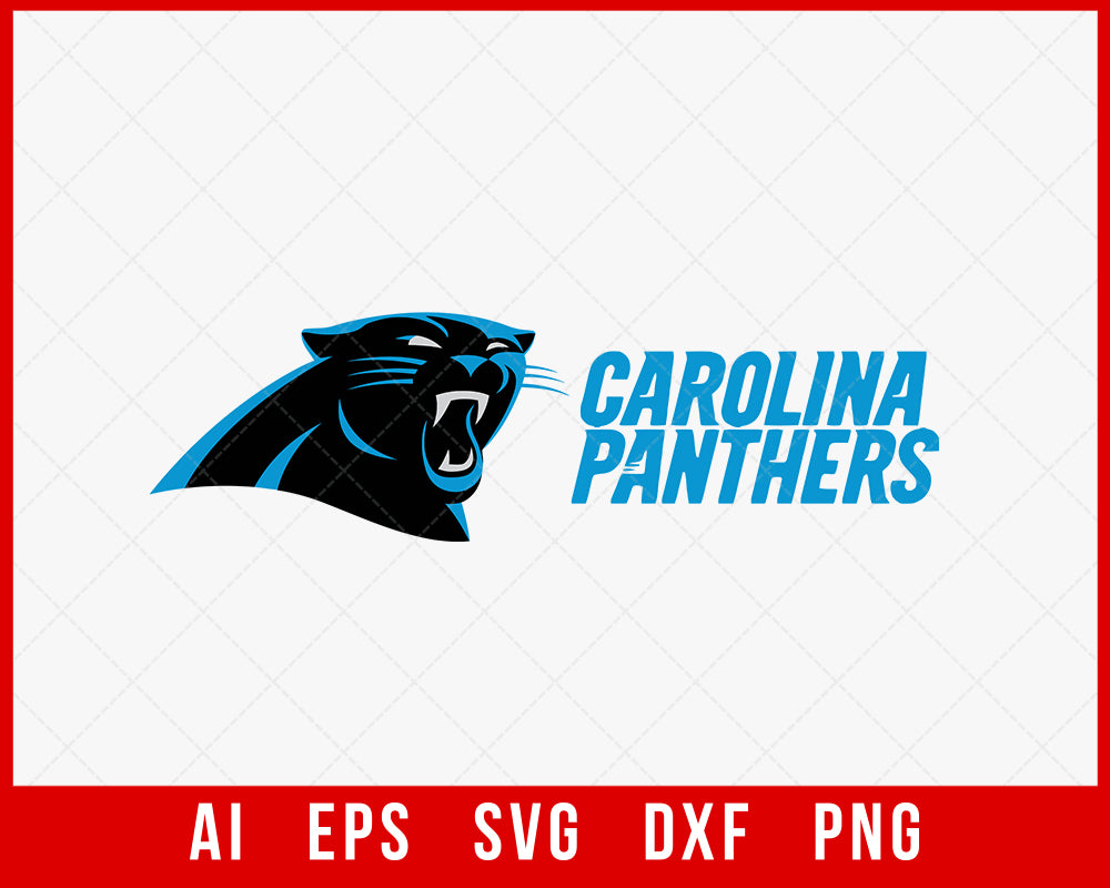 Panthers SVG NFL Team Carolina Clipart SVG Cut File for Cricut Silhouette Digital Download