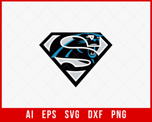 Carolina Panthers NFL Team Clipart Logo SVG  Creative Design Maker –  Creativedesignmaker