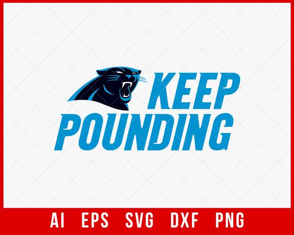 Carolina Panthers NFL Team Clipart Logo SVG  Creative Design Maker –  Creativedesignmaker