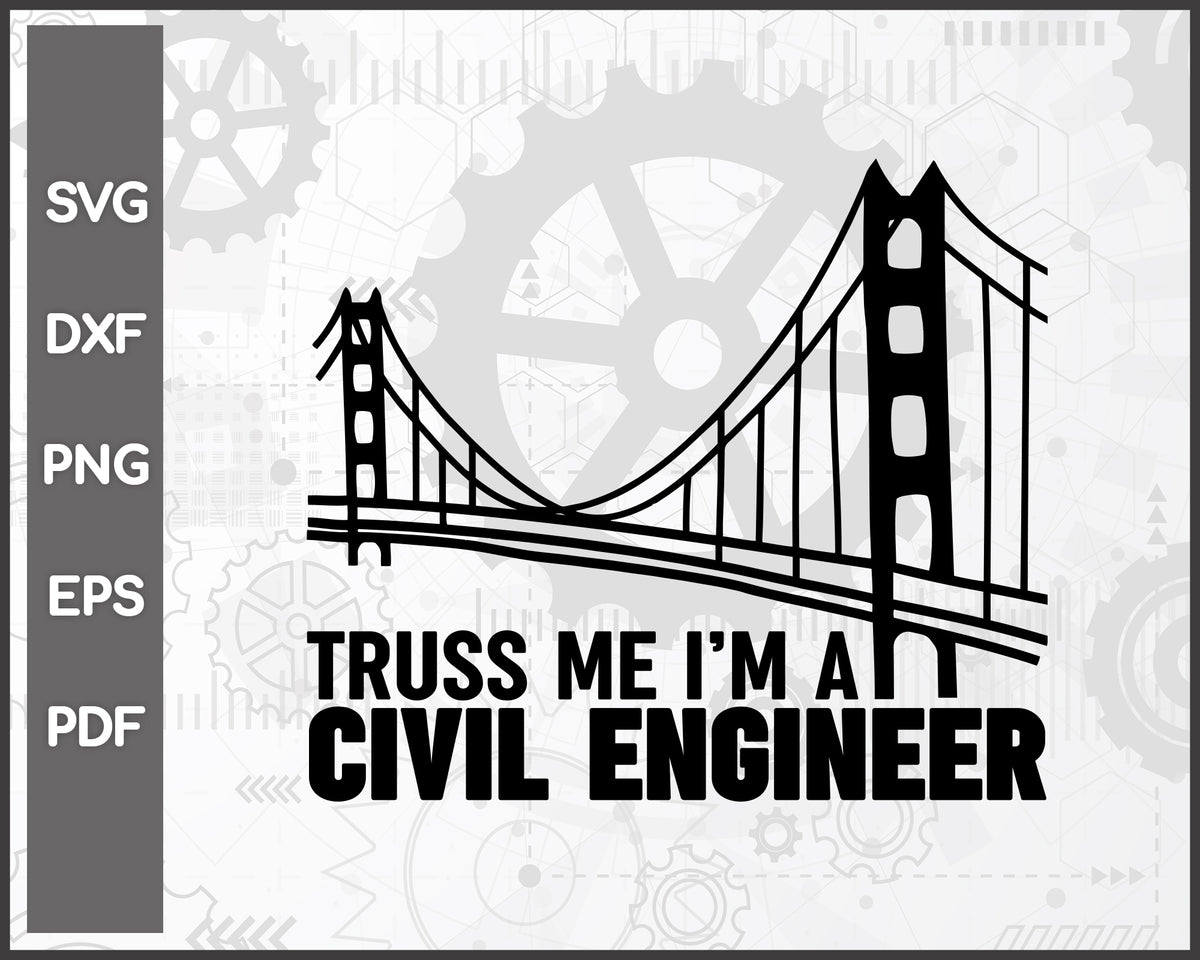 Civil Engineer Bridge svg – Creativedesignmaker