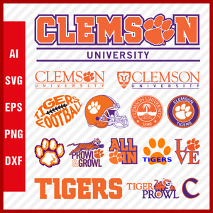 Clemson logo  Clemson logo, Clemson, Clemson football