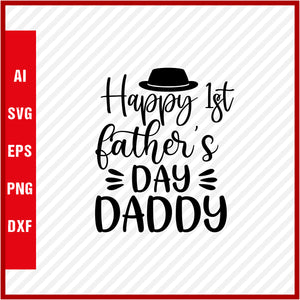 Happy Fathers Day Daddy T-Shirt & Svg for Dad Lover, Father Day SVG, Fathers Day Gift, Funny Dad Shirt, Dad Tee, Funny T Shirt For Dad, Father's Day 2023