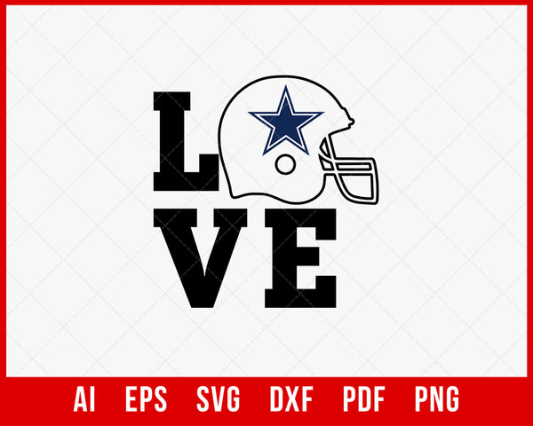 Dallas Cowboys T-shirt Design SVG Cut File  Creative Design Maker –  Creativedesignmaker