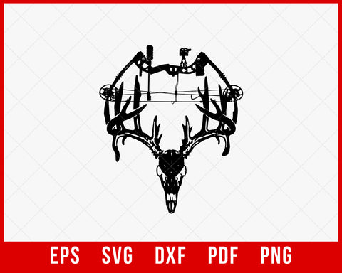 Deer Hunting Bowhunter Gift SVG Cutting File Instant Download