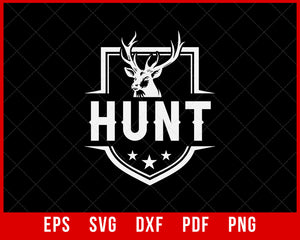 Deer hunter svg, Hunting svg hunting art T-Shirt Design Hunting SVG Cutting File Digital Download