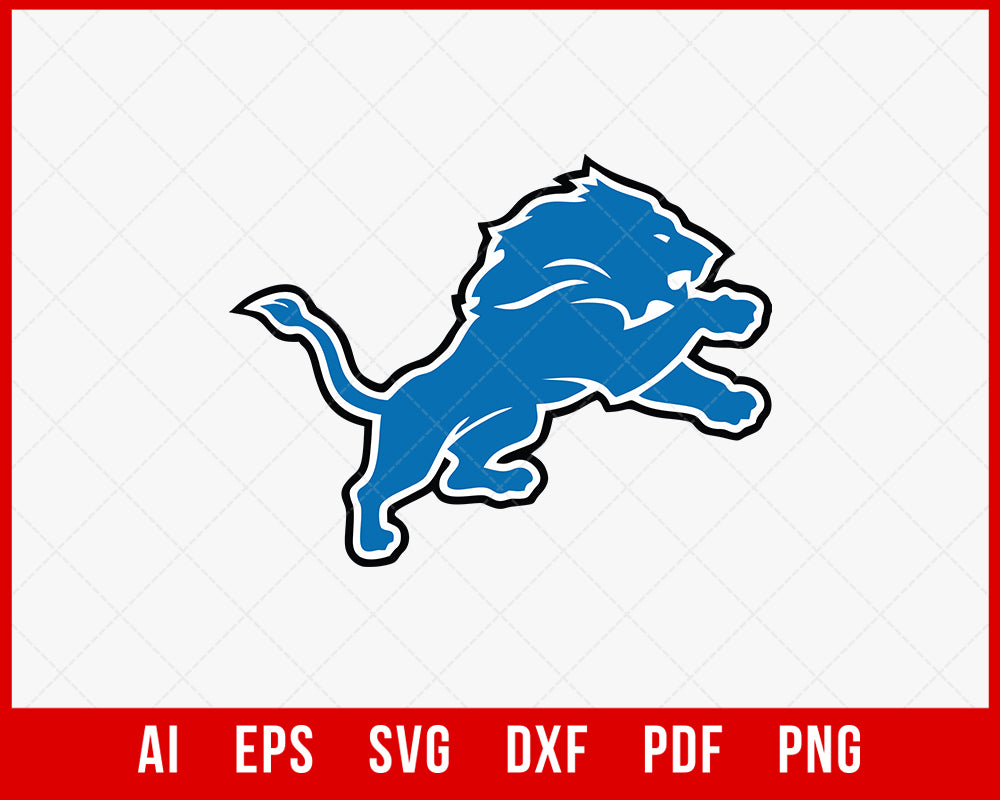 Lions Vector Clipart NFL SVG File | Creative Design Maker ...