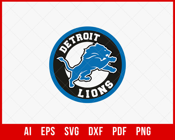 Detroit Lions Logo SVG Cut File - Free Sports Logo Downloads