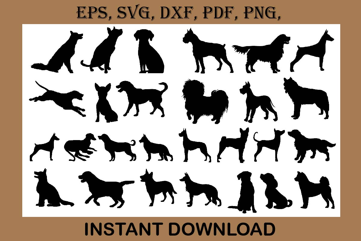 50 Dogs Bundle, Dog Quote, Dog Mom Svg, Dog Bundle SVG, Dog Lover Svg T-Shirt Design Dog SVG Cutting File Digital Download