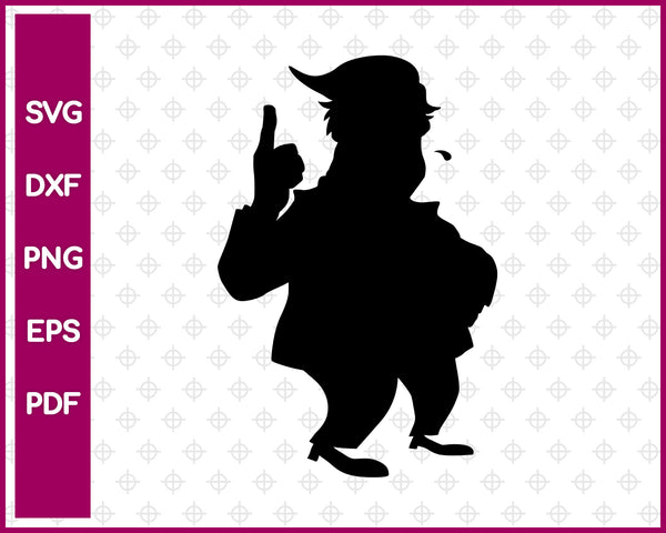 Donald Trump svg file, President United States svg dxf png eps pdf, vector decal for cricut clipart, silhouette vinyl sticker monogram, shirt