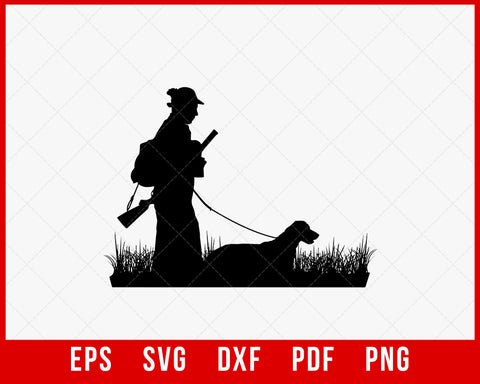 Duck Hunting Buddy Silhouette Cameo SVG Cutting File Digital Download File