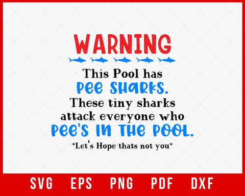 Funny Summer Pool T-shirt Design Digital Download File