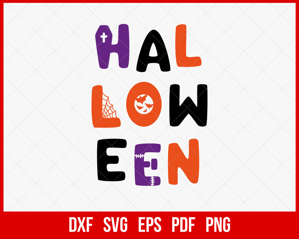 Hal Low Een Funny Halloween SVG Cutting File Digital Download