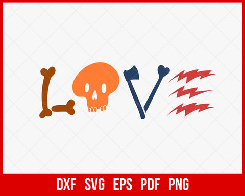 Halloween Love Spooktacular Kids Funny SVG Cutting File Digital Download
