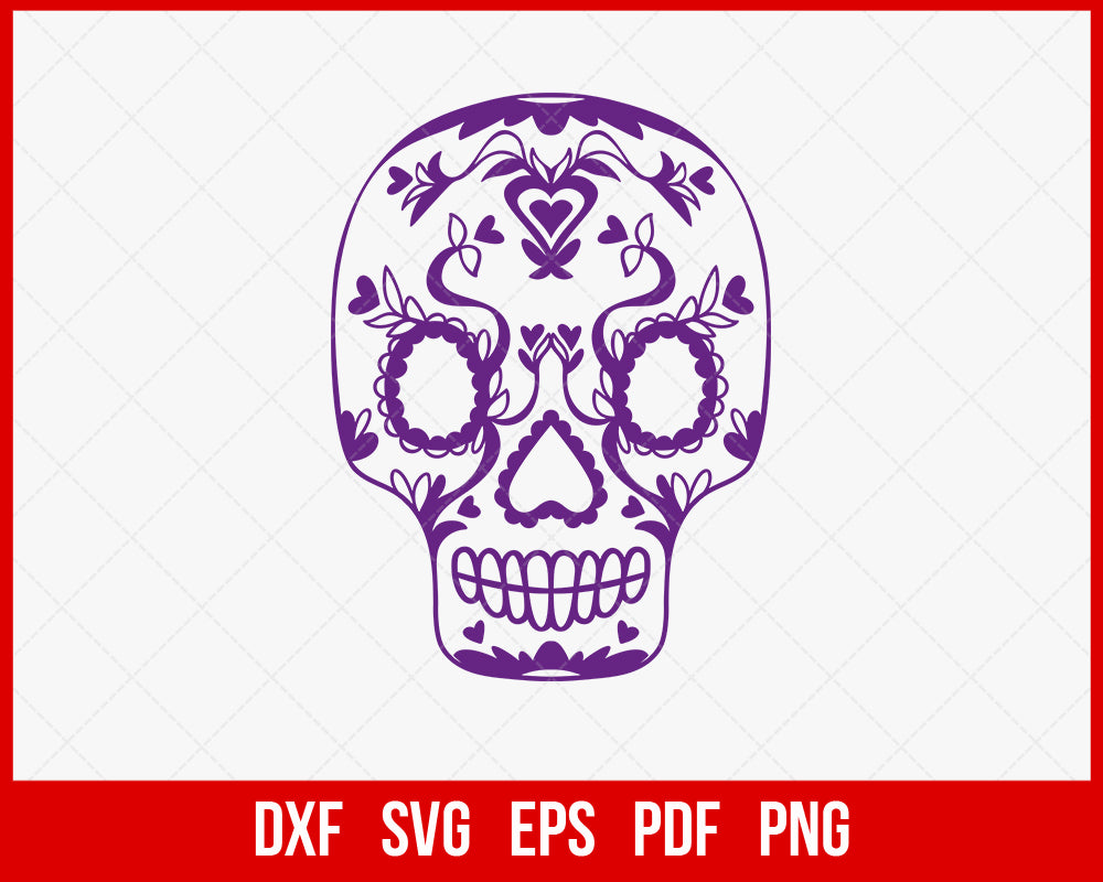 Halloween Skull Haunted Night Horror SVG Cutting File Digital Download