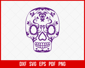 Halloween Skull Haunted Night Horror SVG Cutting File Digital Download