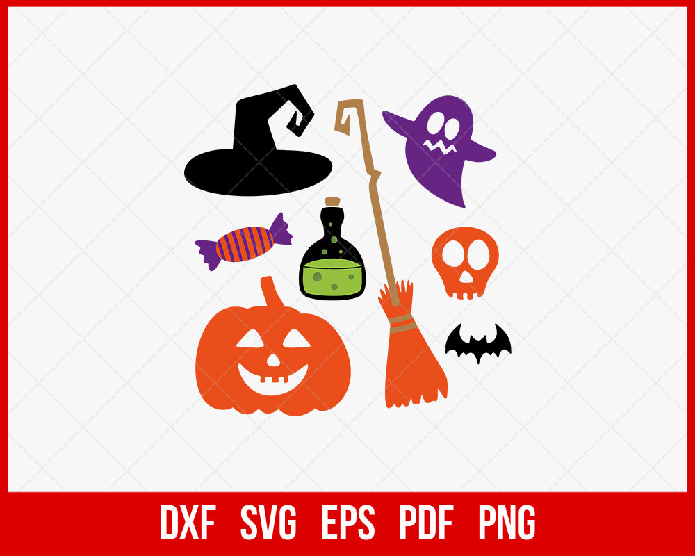 Halloween Party Pumpkin Spice Witch Freak SVG Cutting File Digital Download