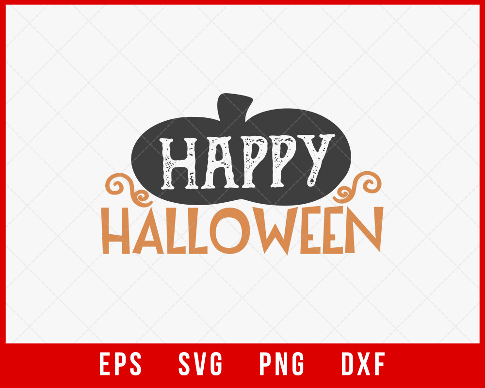 Happy Halloween Ghost Freak SVG Cutting File Digital Download