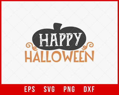 Happy Halloween Ghost Freak SVG Cutting File Digital Download