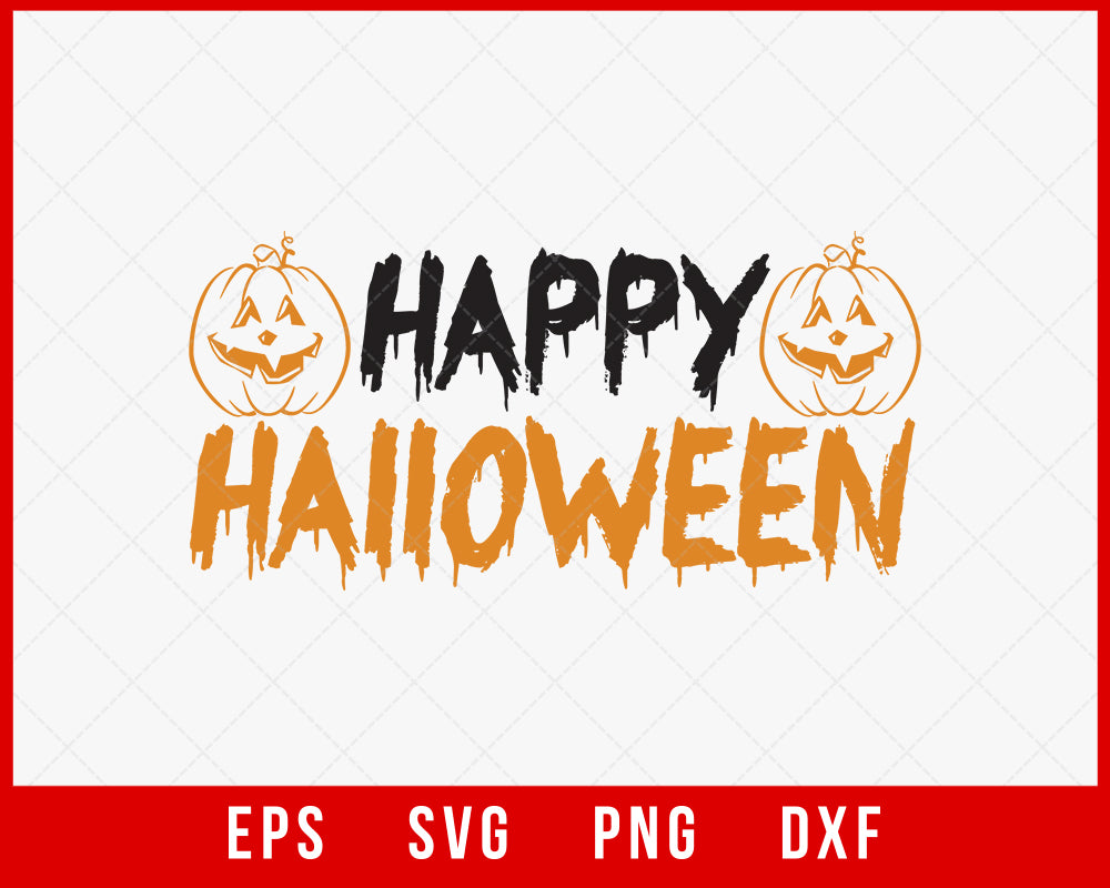 Happy Halloween Fall Season Lover SVG Cutting File Digital Download