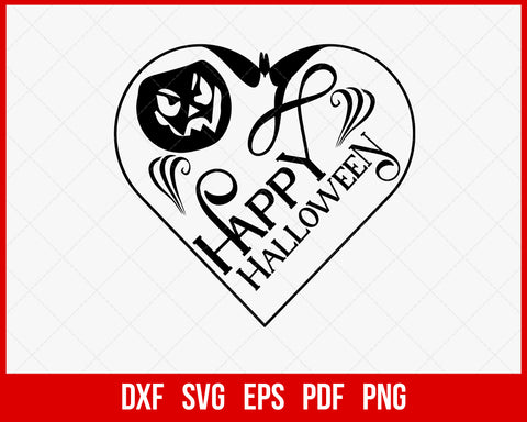 Happy Halloween Haunted Night SVG Cutting File Digital Download