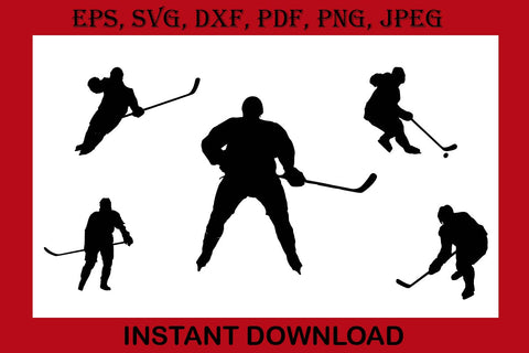 Ice Hockey silhouette boy and girl svg Goalie Ice Hockey print cut Files Cricut Silhouette T-Shirt Design Hockey SVG Cutting File Digital Download