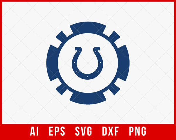 NFL Indianapolis Colts Logo SVG Decal  Creative Design Maker –  Creativedesignmaker