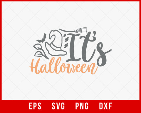 It’s Halloween Haunted House SVG Cutting File Digital Download