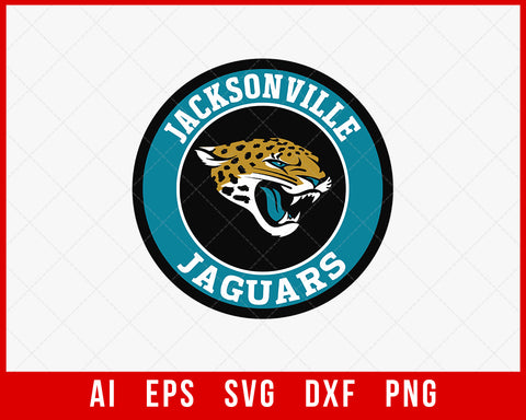 Jacksonville Jaguars Logo and Wordmark SVG - Free Sports Logo