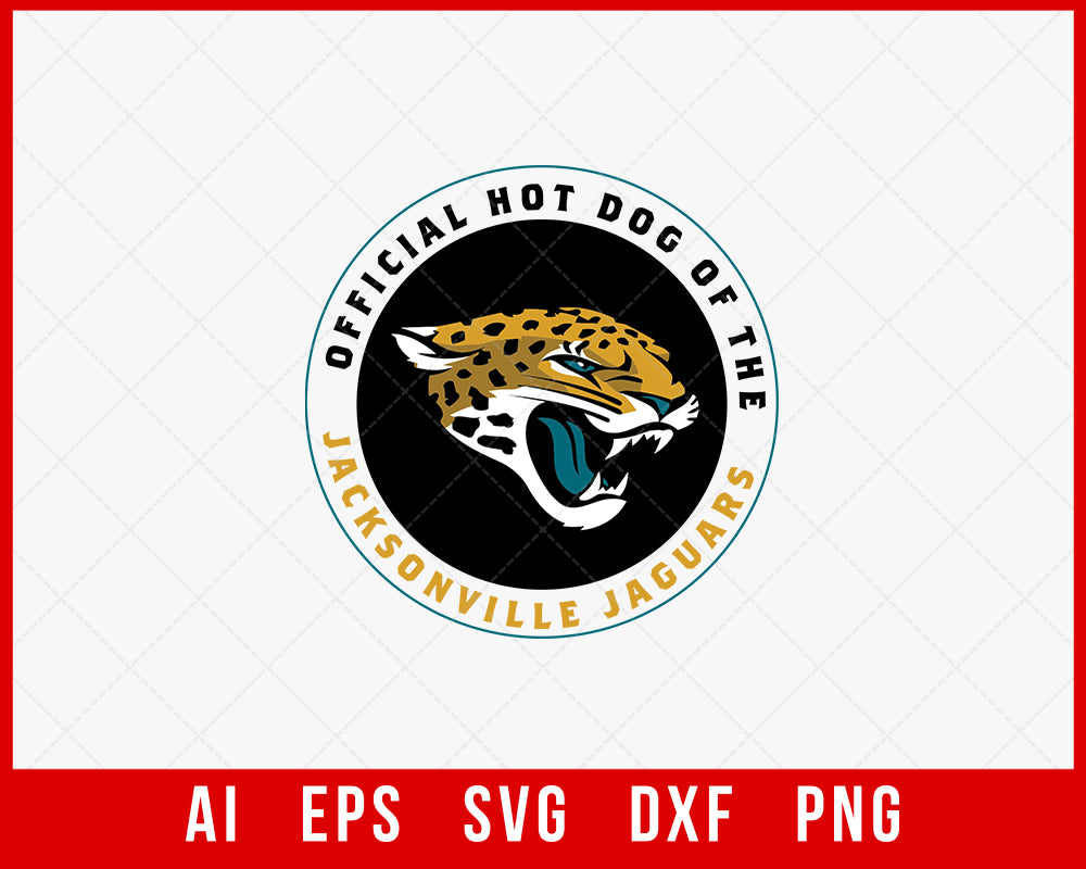 Jacksonville Jaguars Logo Clipart SVG File for Cricut T-shirt Silhouette Digital Download