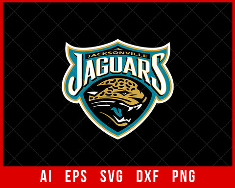 NFL Jacksonville Jaguars Logo Clipart SVG File for Cricut Silhouette Digital Download