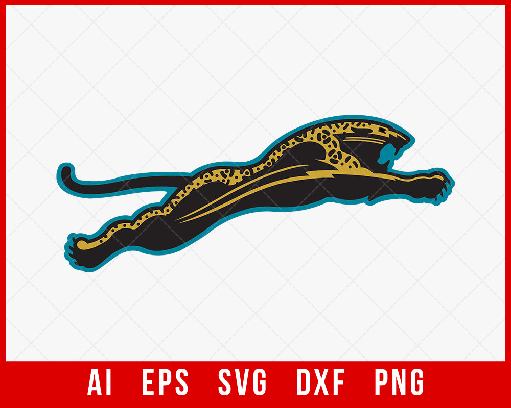 Jacksonville Jaguars Logo Silhouette Cameo SVG File for Cricut Digital Download