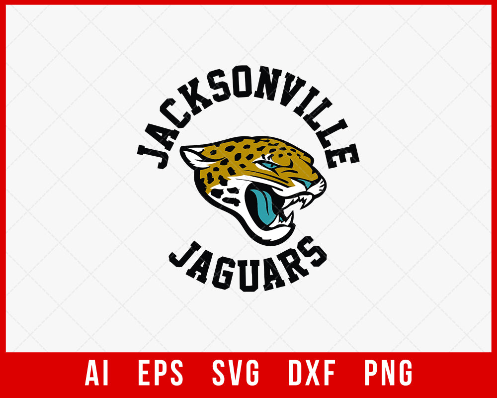 Jacksonville Jaguars Logo Silhouette NFL SVG File for Cricut Digital Download
