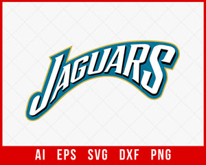 Jacksonville Jaguars Logo Silhouette SVG File for Cricut Digital Download