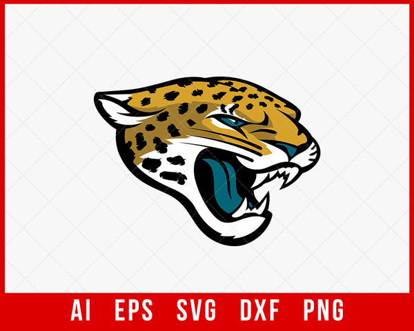 NFL Jacksonville Jaguars Logo Clipart SVG  Creative Design Maker –  Creativedesignmaker