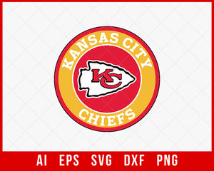 NFL Logo Kansas City Chiefs, Kansas City Chiefs SVG, Vector Kansas City  Chiefs Clipart Kansas City Chiefs American Football Kit Kansas City Chiefs,  SVG, DXF, PNG, American Football Logo Vector Kansas City