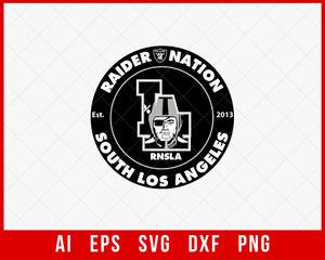 Las Vegas Raiders Logo Silhouette NFL T-shirt Design SVG Cut File for Cricut Digital Download