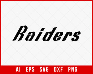 Las Vegas Raiders Logo Clipart Silhouette NFL SVG Cut File for Cricut Digital Download