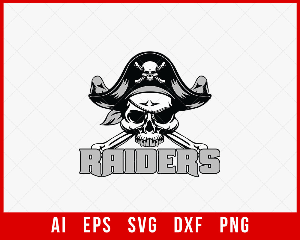 Las Vegas Raiders Logo Sports Silhouette NFL T-Shirt Design SVG Cut File for Cricut Digital Download