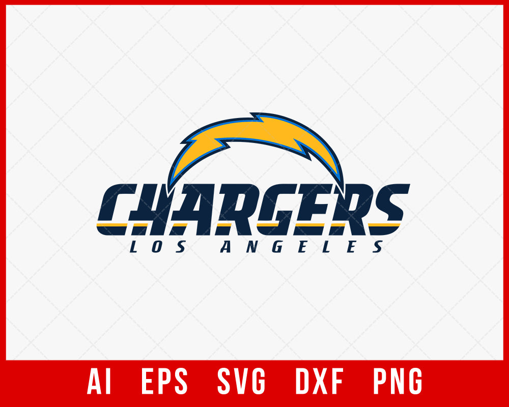 NFL Los Angeles Chargers Logo SVG Cut File for Cricut Digital Download