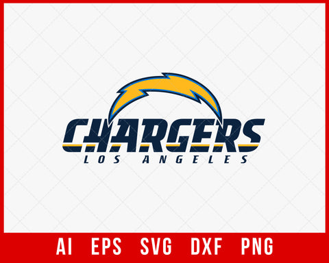 NFL Los Angeles Chargers Logo SVG Cut File for Cricut Digital Download