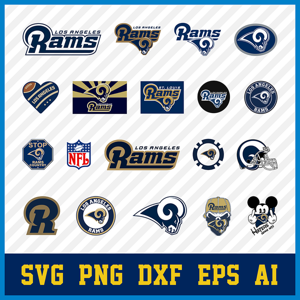 Los Angeles Rams Logo and sign, new logo meaning and history, PNG, SVG