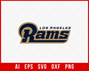 NFL Logo Los Angeles Rams, Los Angeles Rams SVG, Vector Los Angeles Rams  Clipart Los Angeles Rams American Football Kit Los Angeles Rams, SVG, DXF,  PNG, American Football Logo Vector Los Angeles