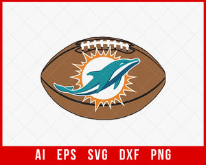 Miami Dolphins Football Logo SVG, Miami Dolphins SVG