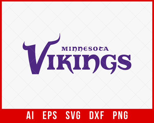 Minnesota Vikings Skol svg, nfl svg, eps, dxf, png, digital file